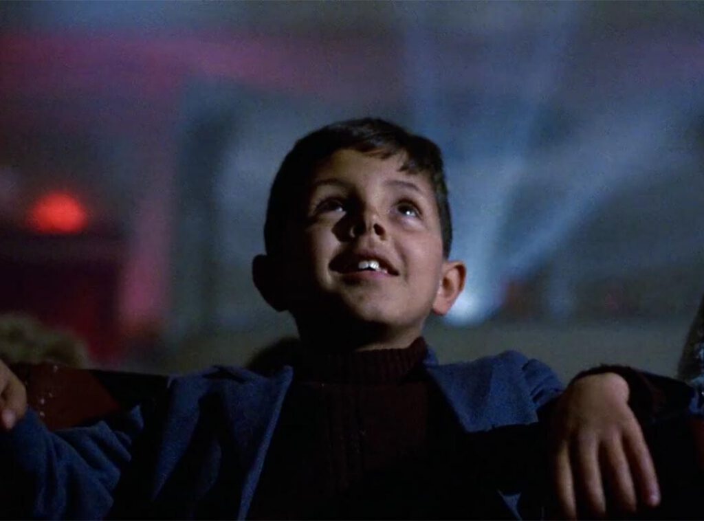 Scena del film Nuovo Cinema Paradiso