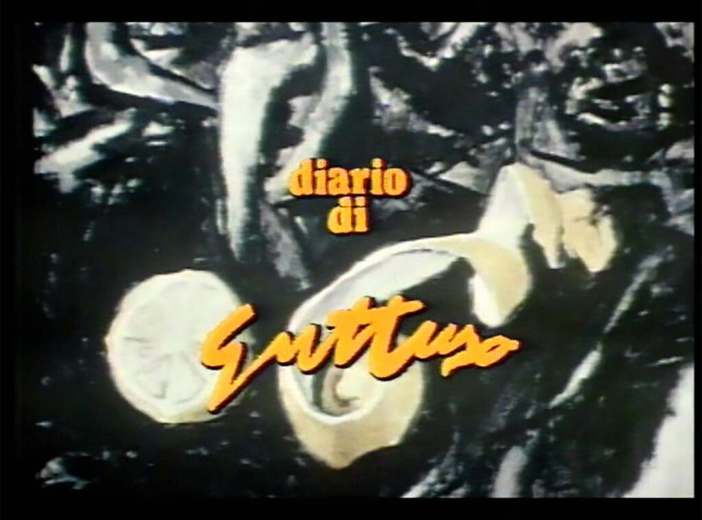 Scena del documentario Diario di Guttuso