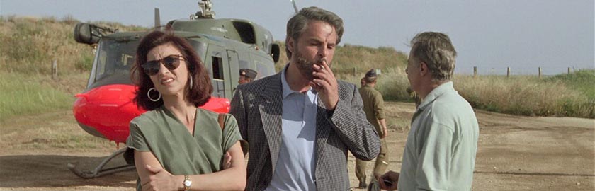 Scena del film Giovanni Falcone con Michele Placido