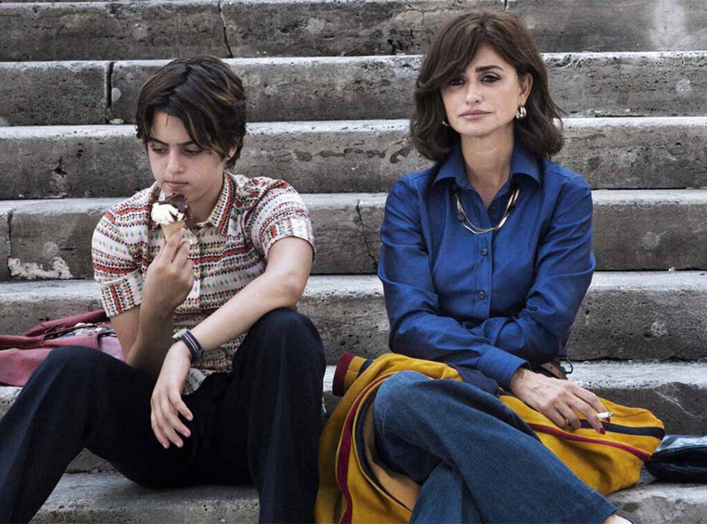 Scena del film L'immensità con Penélope Cruz