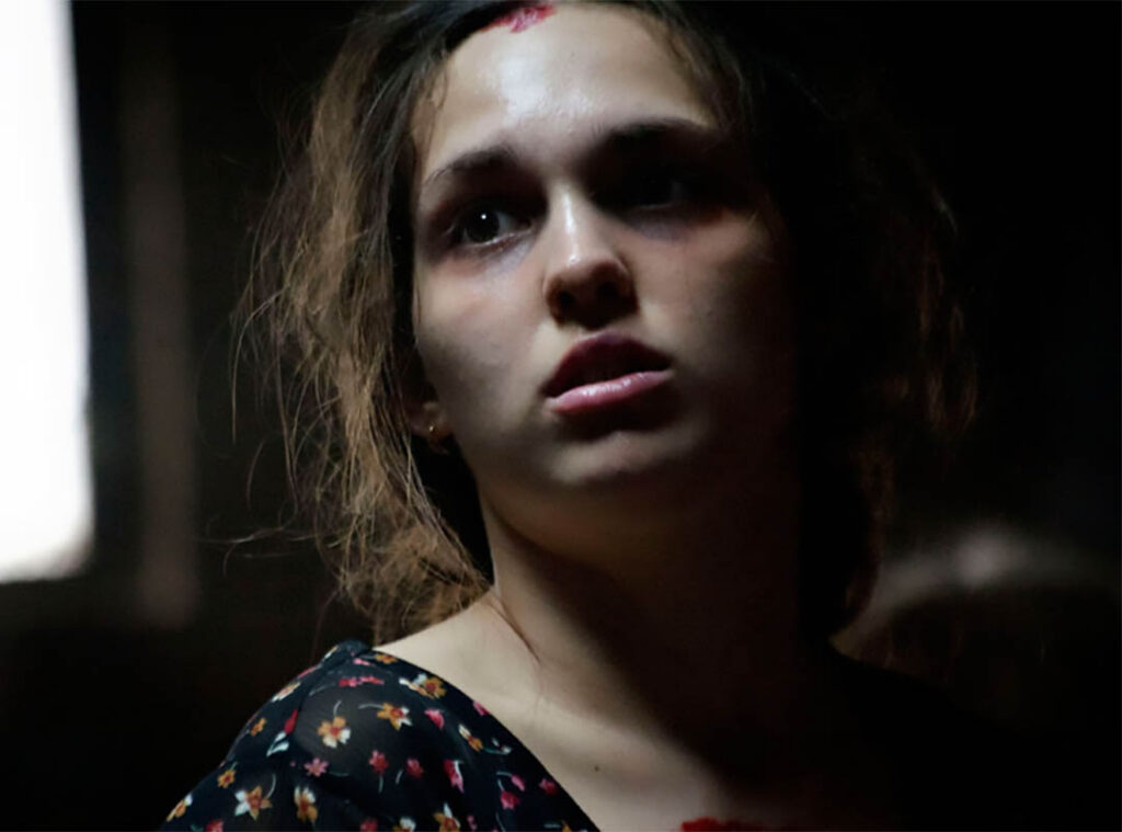 Scena del film Salvo