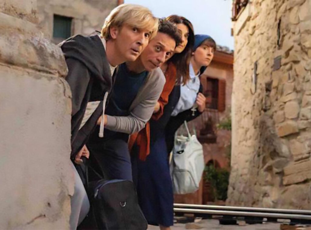 Scena del film Santocielo