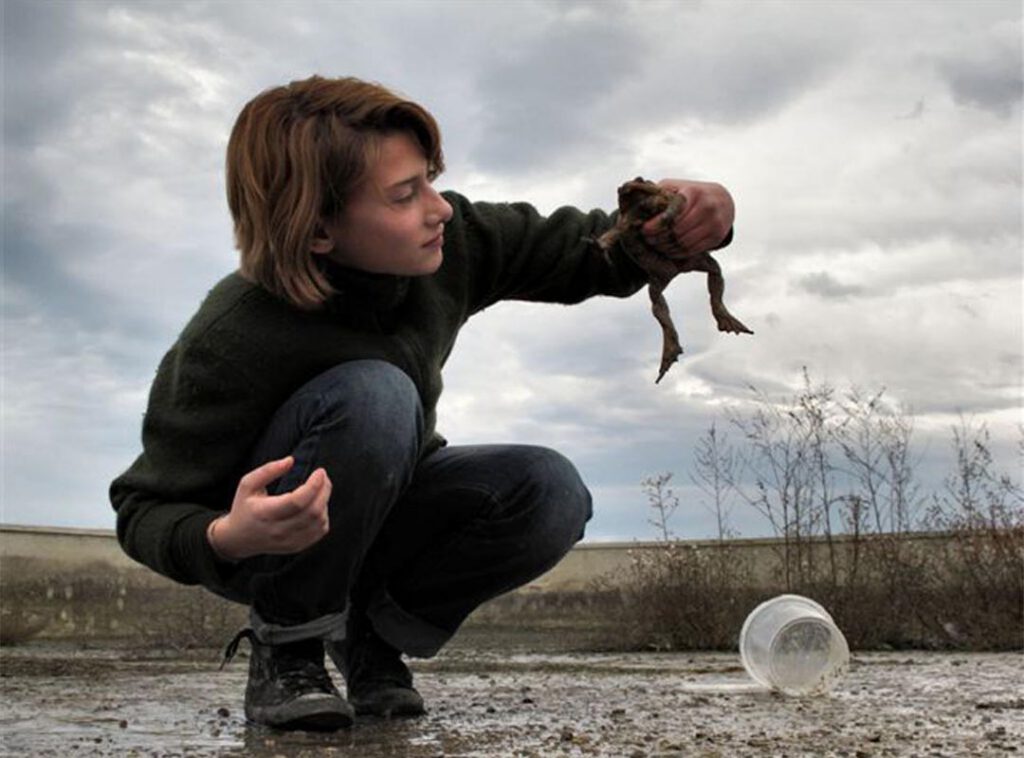 Scena del cortometraggio Biondina