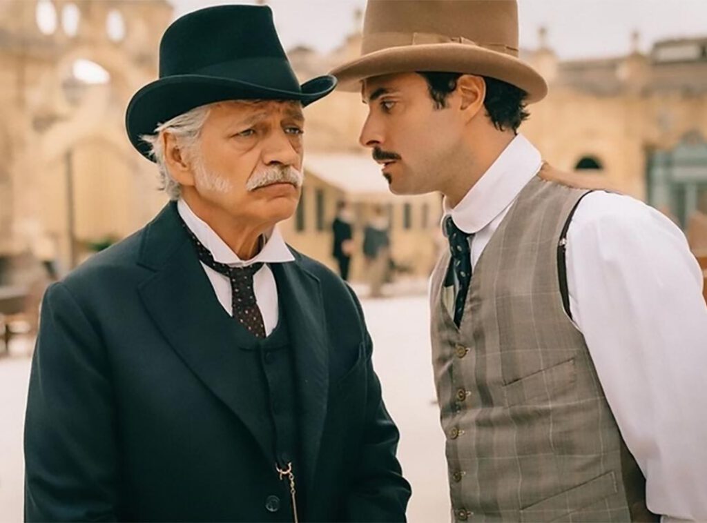 Scena del film La stagione della caccia con Francesco Scianna