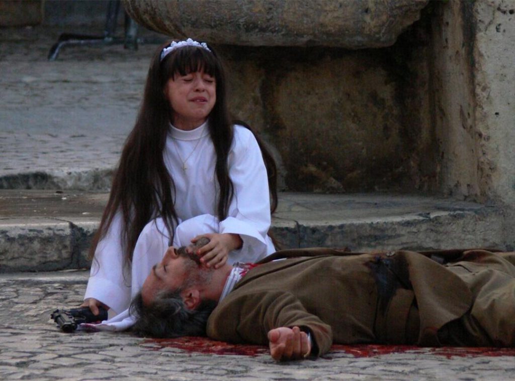 Scena del film La siciliana ribelle con Veronica D'Agostino