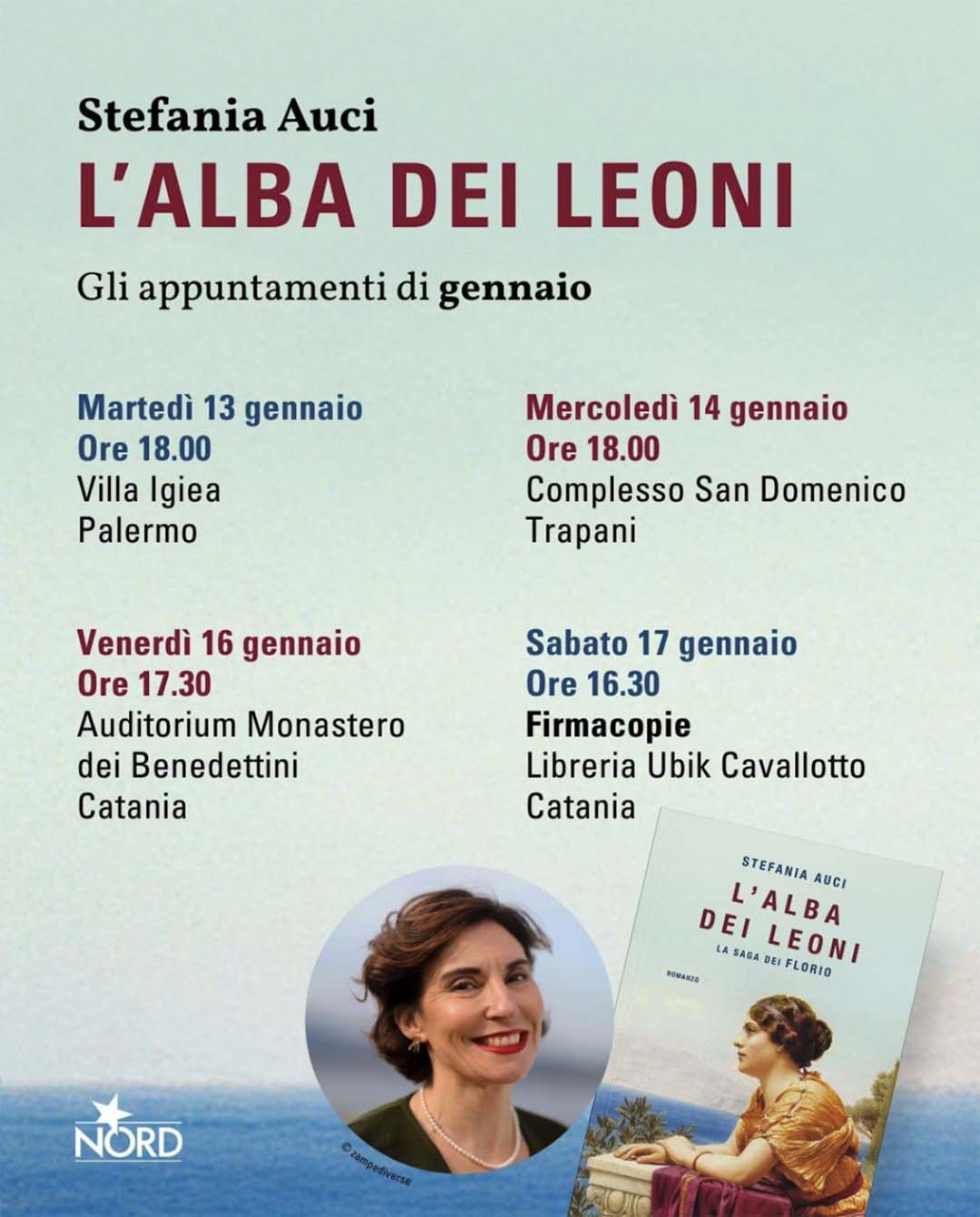 Presentazione “L’Alba dei Leoni” di Stefania Auci