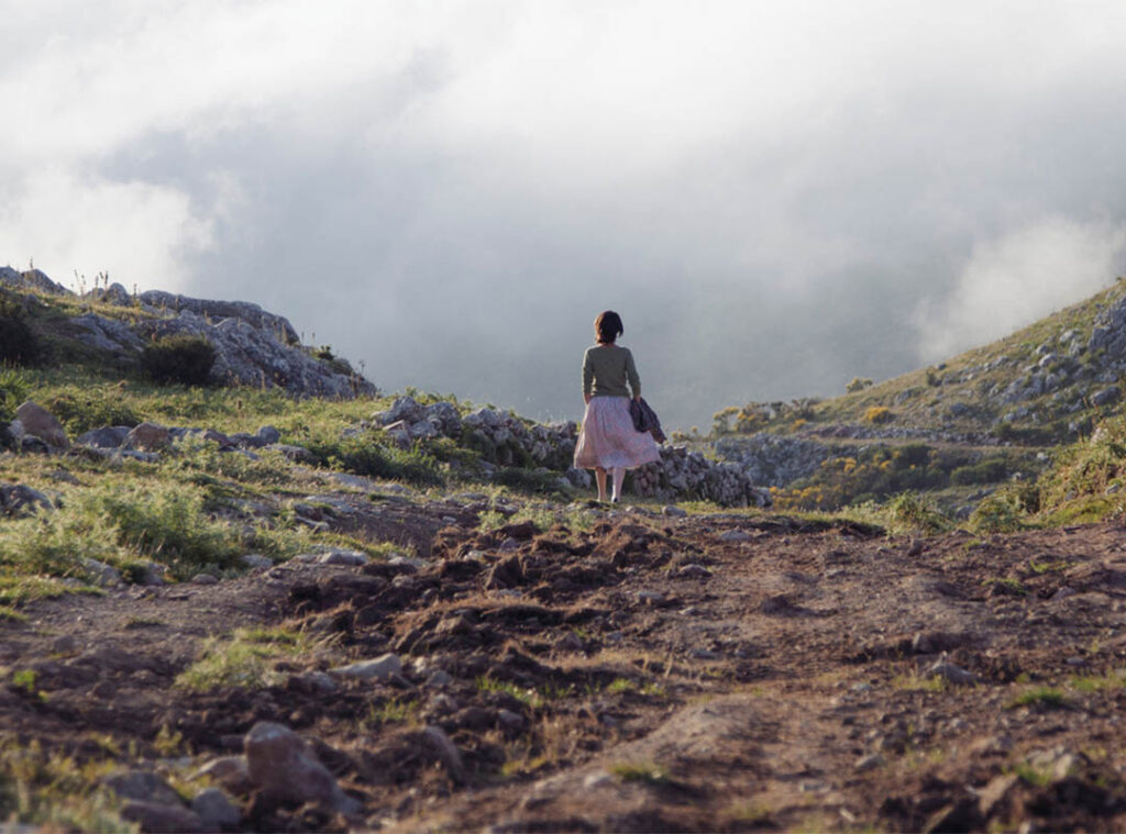 Scena del cortometraggio Viola, Franca con Claudia Gusmano