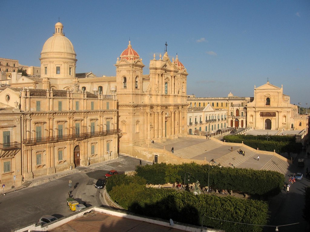 Veduta sulla Cattedrale di Noto