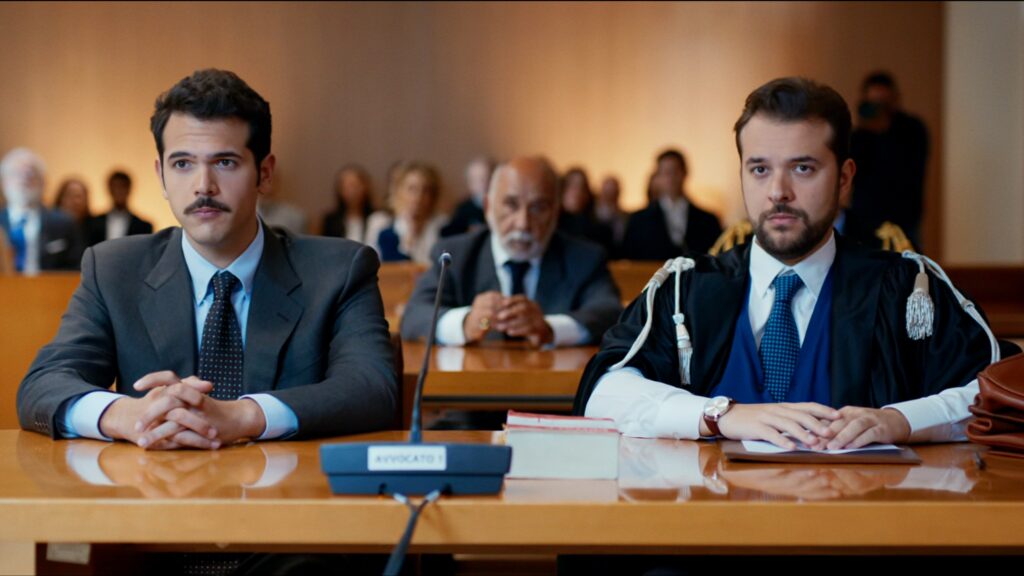 Scena del film dei Sansoni "E poi si vede"