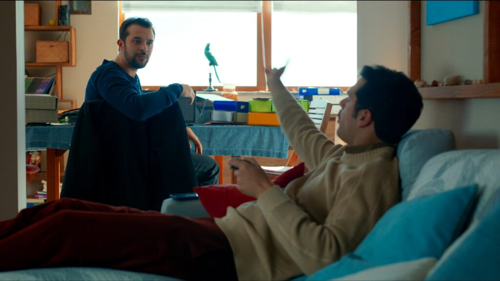 Scena del film dei Sansoni "E poi si vede"