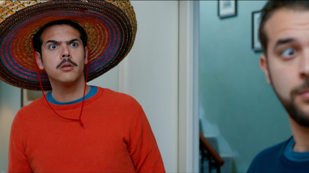 Scena del film dei Sansoni "E poi si vede"