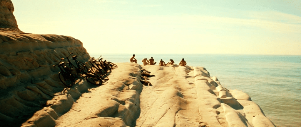 Scala dei turchi in Malena di Tornatore